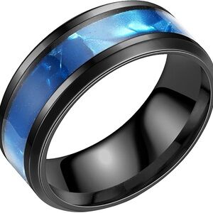 Black and Blue Ring
